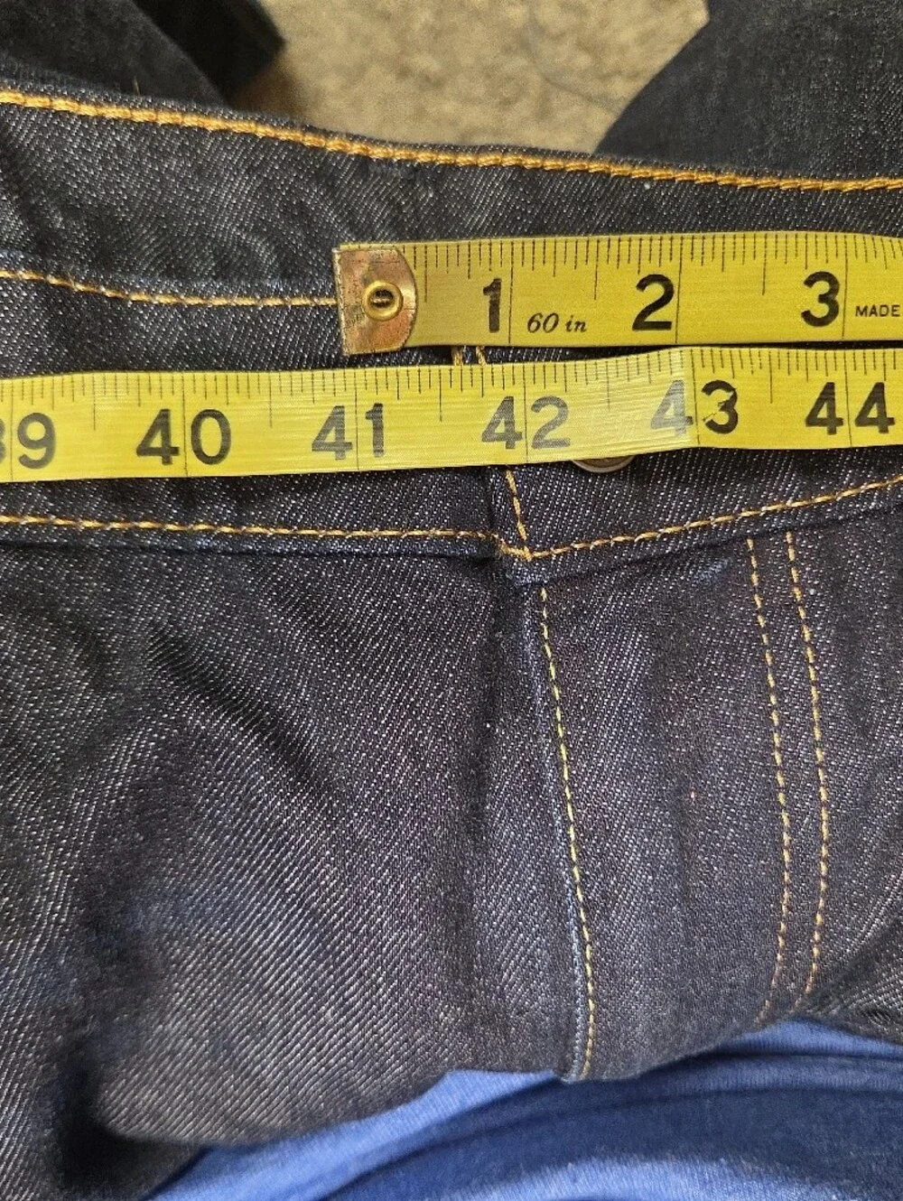 Levi's Jeans Men's 38x32 Athletic Fit Taper 541 Stretch  Blue